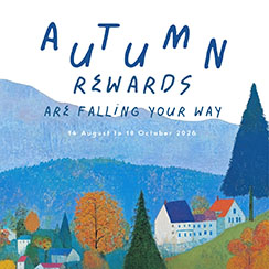 Autumn Rewards are Falling Your Way